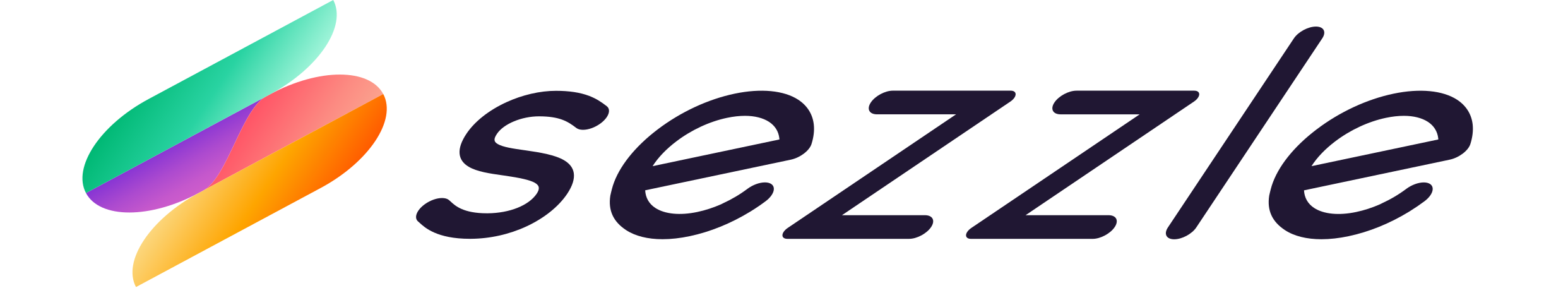 Skewed logo example